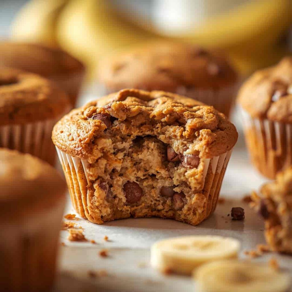 Best Greek Yogurt Banana Muffins