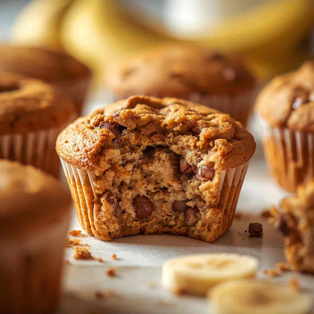 Best Greek Yogurt Banana Muffins