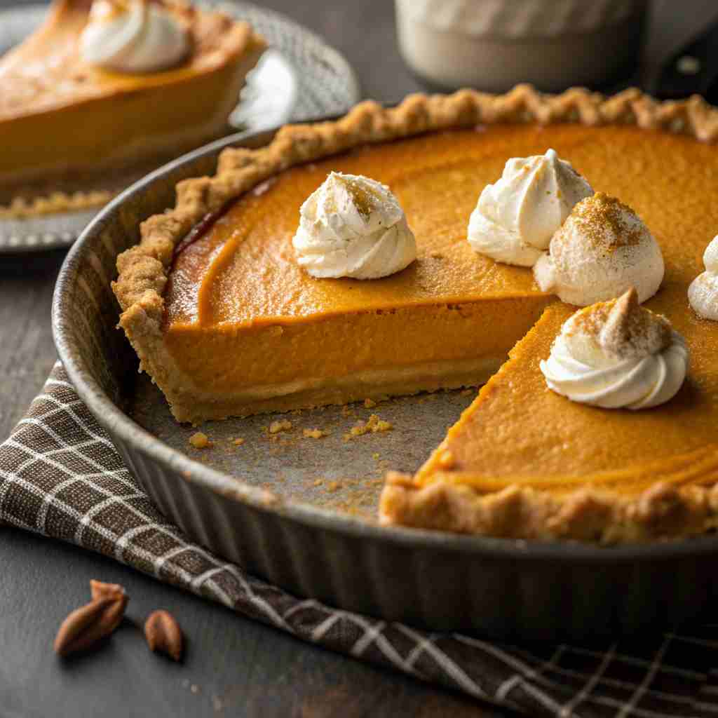 Bourbon Buttermilk Pumpkin Pie