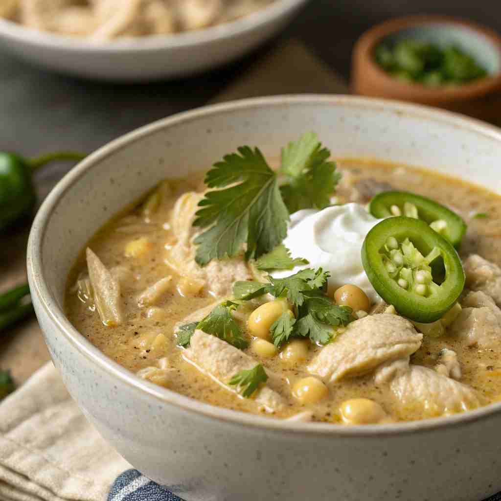 Broth Based White Chicken Chili