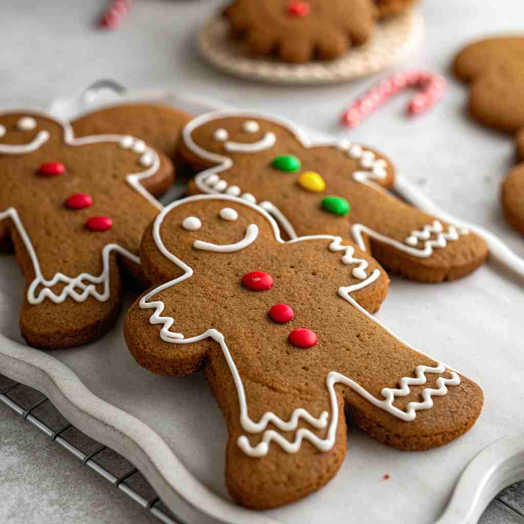 Chewy Gingerbread Men Cookies