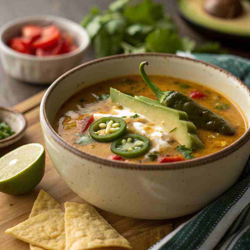 Chile Relleno Soup - Deconstructed Mexican Recipe 1 Chile Relleno Soup