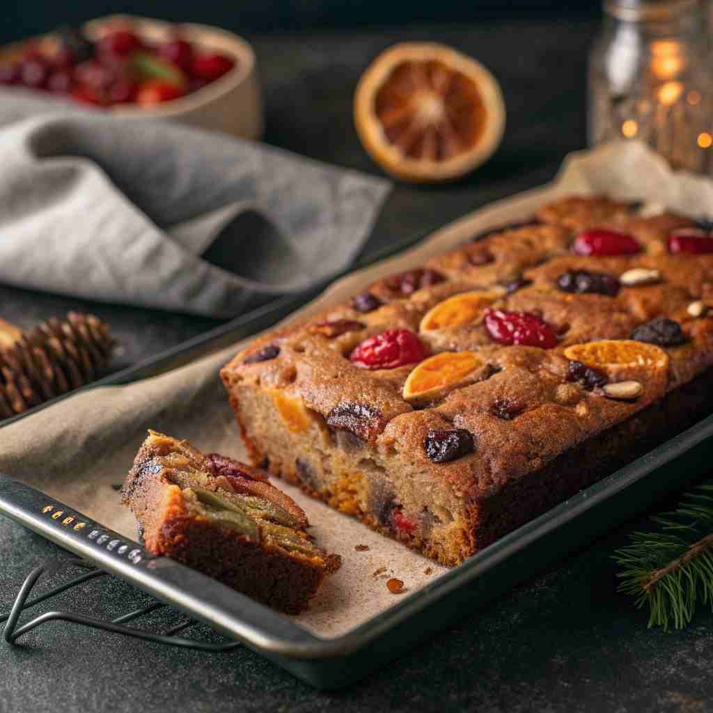 Christmas Fruitcake Traybake