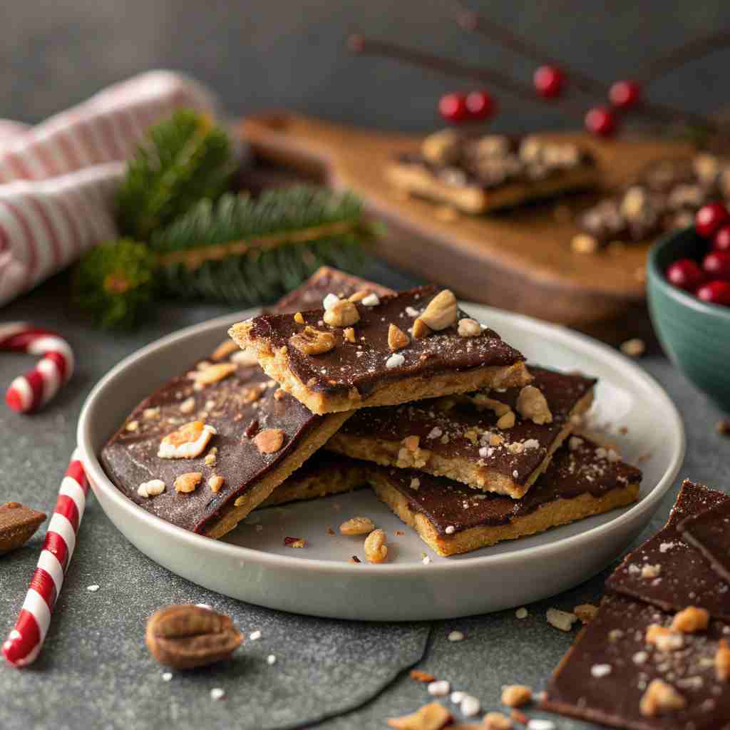 Cracker Candy - Saltine Toffee Christmas Crack 1 Cracker Candy