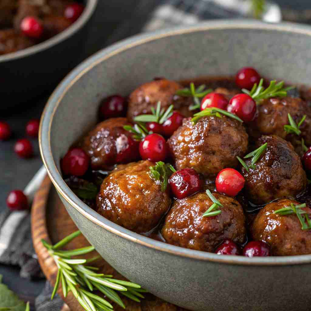 Cranberry Meatballs Christmas Recipe