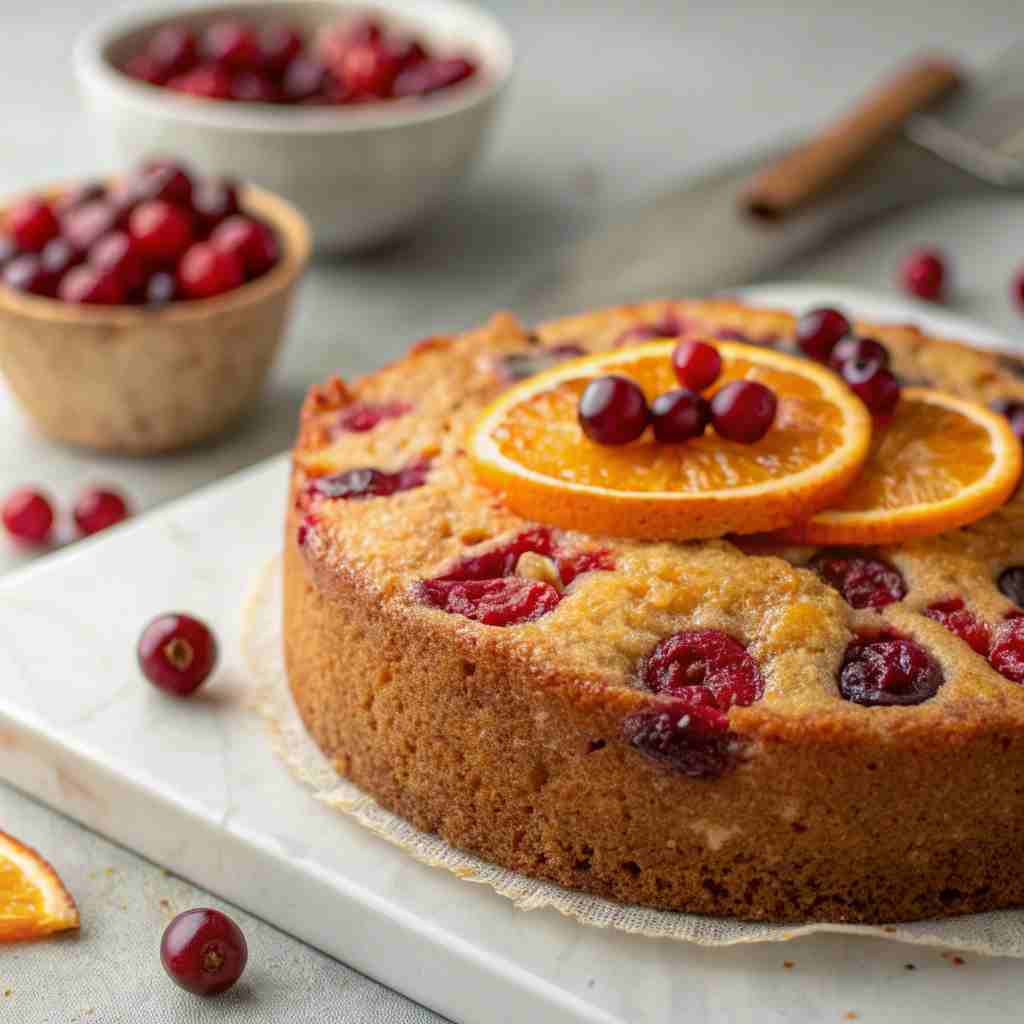 Cranberry Orange Breakfast Cake
