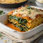 Creamy Butternut Squash Spinach Lasagna