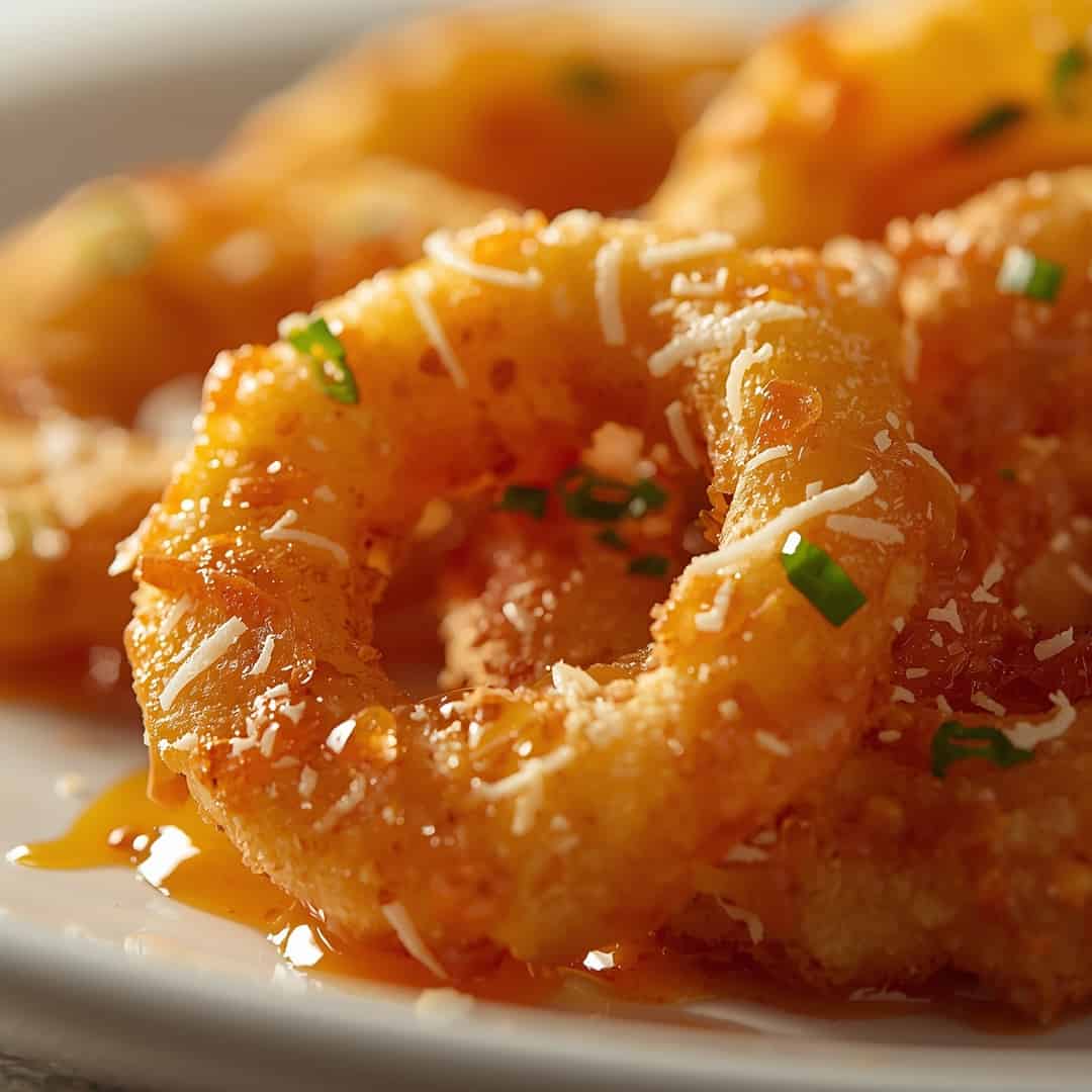 Crispy Parmesan Onion Ring Chips