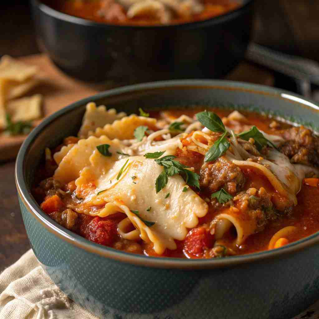 Crock Pot Lasagna Soup Recipe