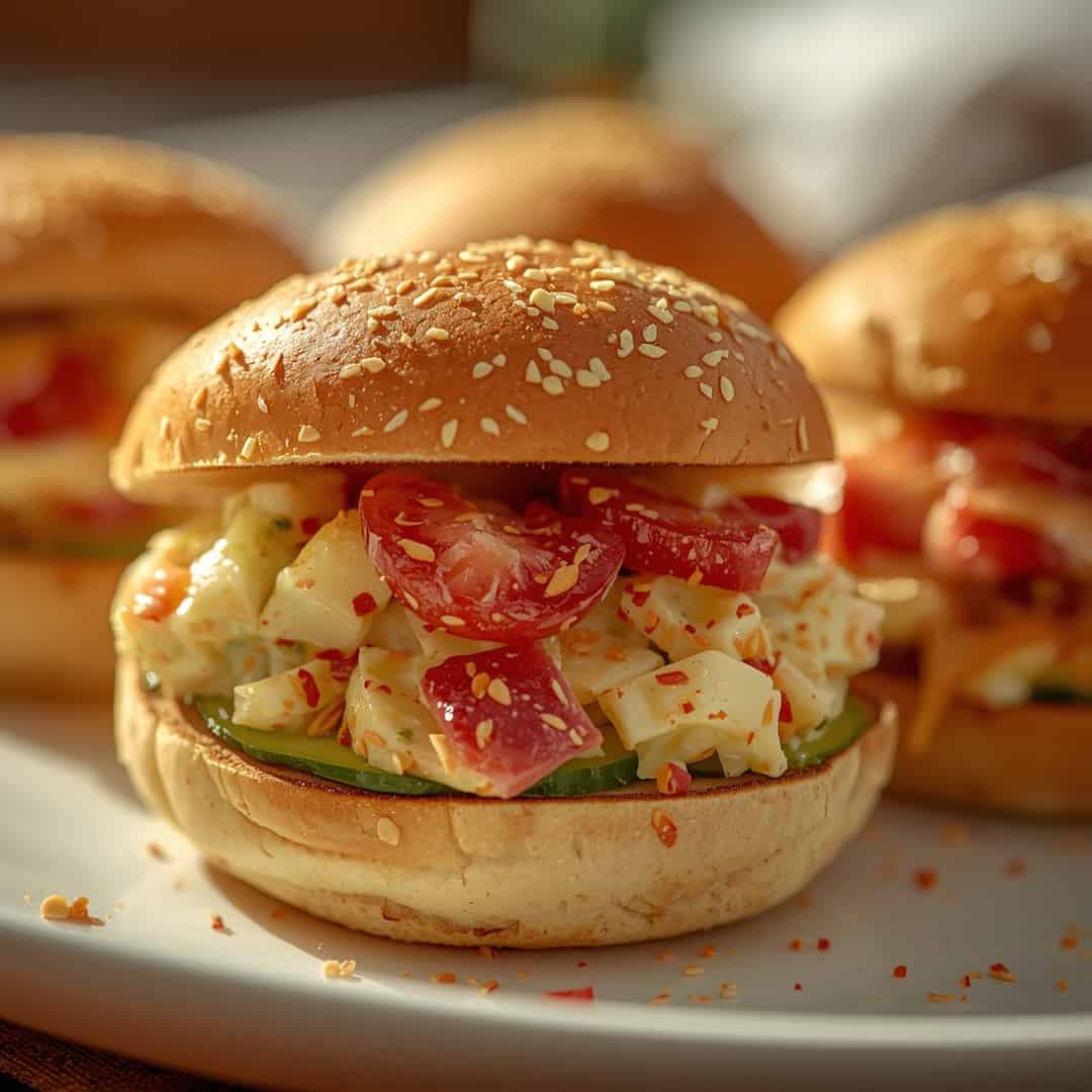 Delicious Cucumber Salad Sandwiches