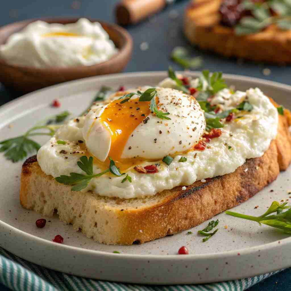 Egg Ricotta Toast