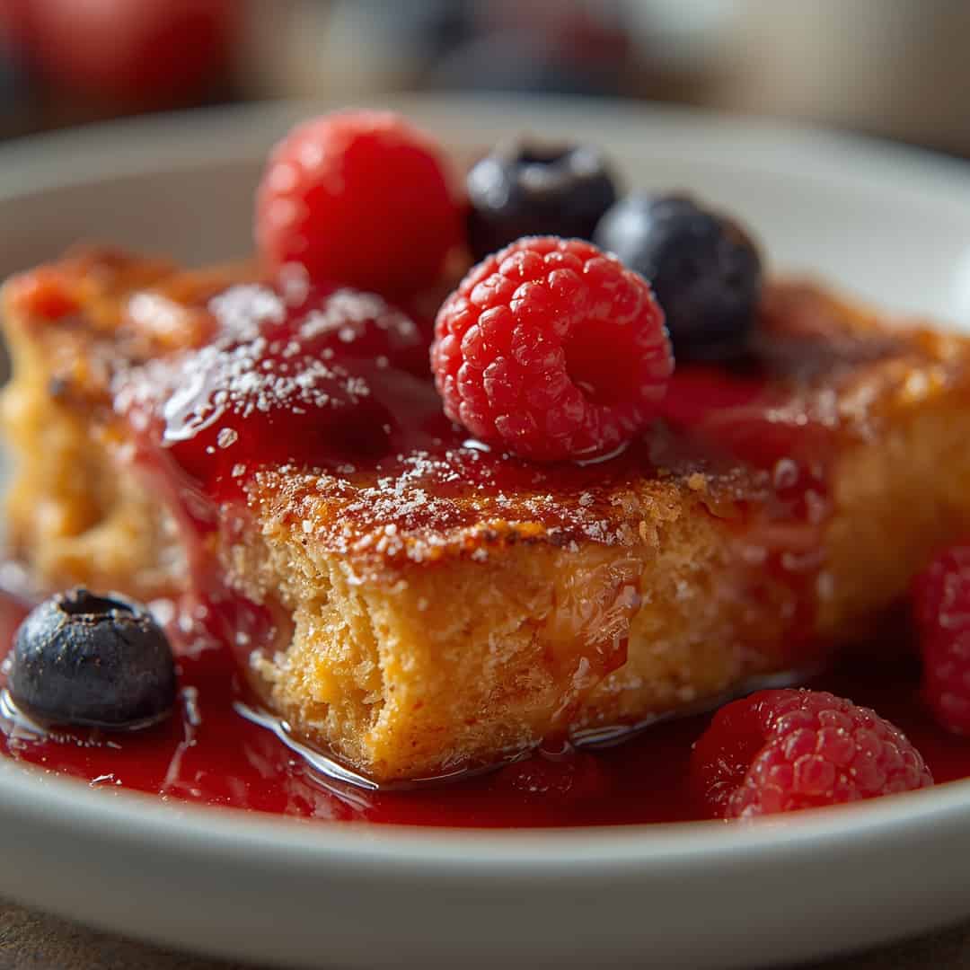 French Toast Casserole with Berries 2 French Toast Casserole with Berries