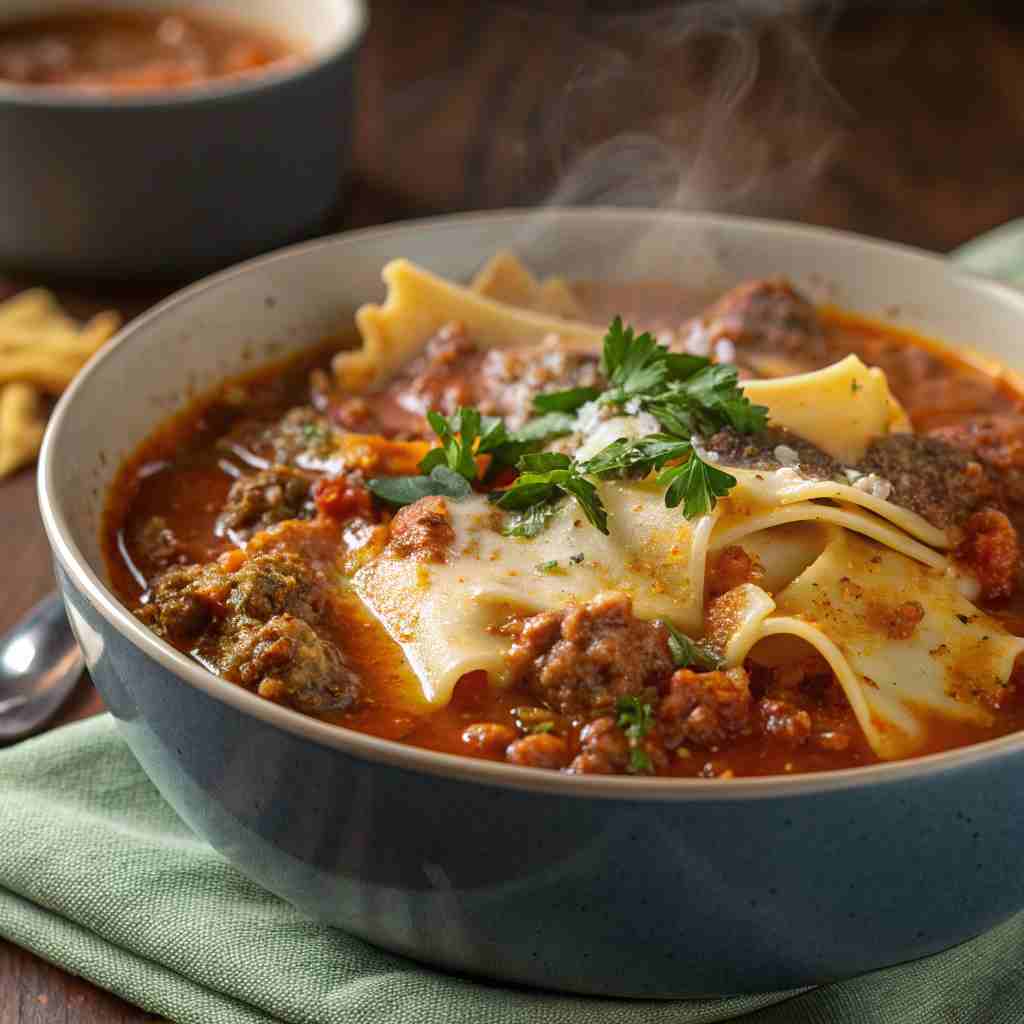 Ground Beef Lasagna Soup - Classic Meat Recipe 1 Ground Beef Lasagna Soup
