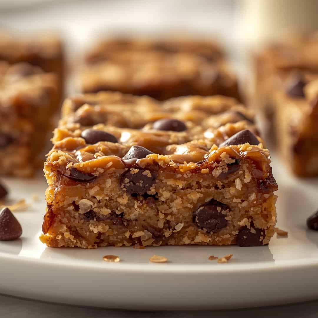 Healthy Chocolate Chip Oatmeal Bars