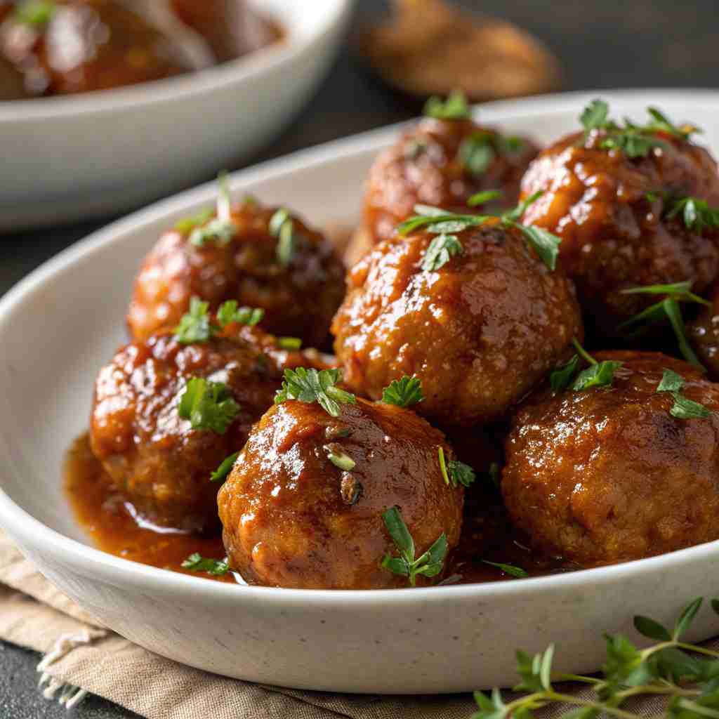 Honey Garlic Turkey Meatballs
