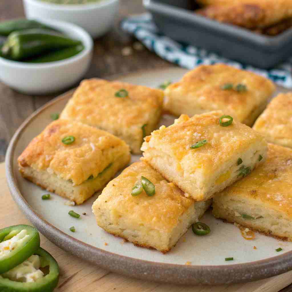 Jalapeno Cheese Squares - Easy Tex-Mex Appetizer
