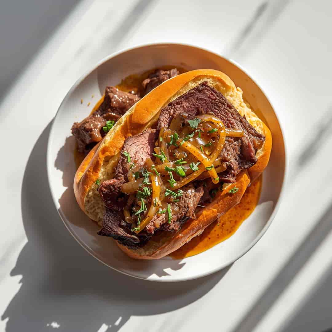 Leftover Prime Rib French Dip 2 Leftover Prime Rib French Dip