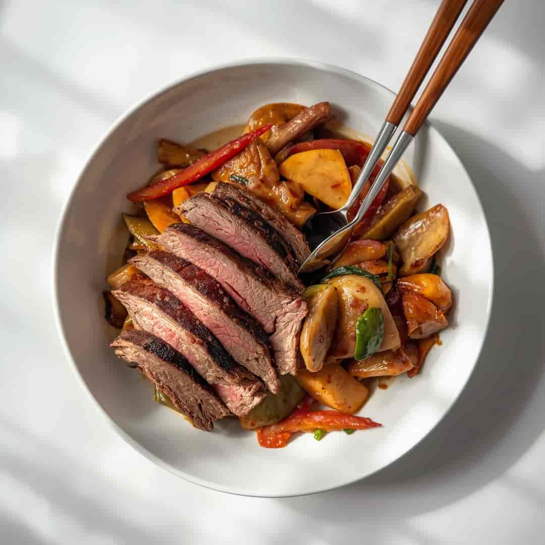 Leftover Prime Rib Stir Fry