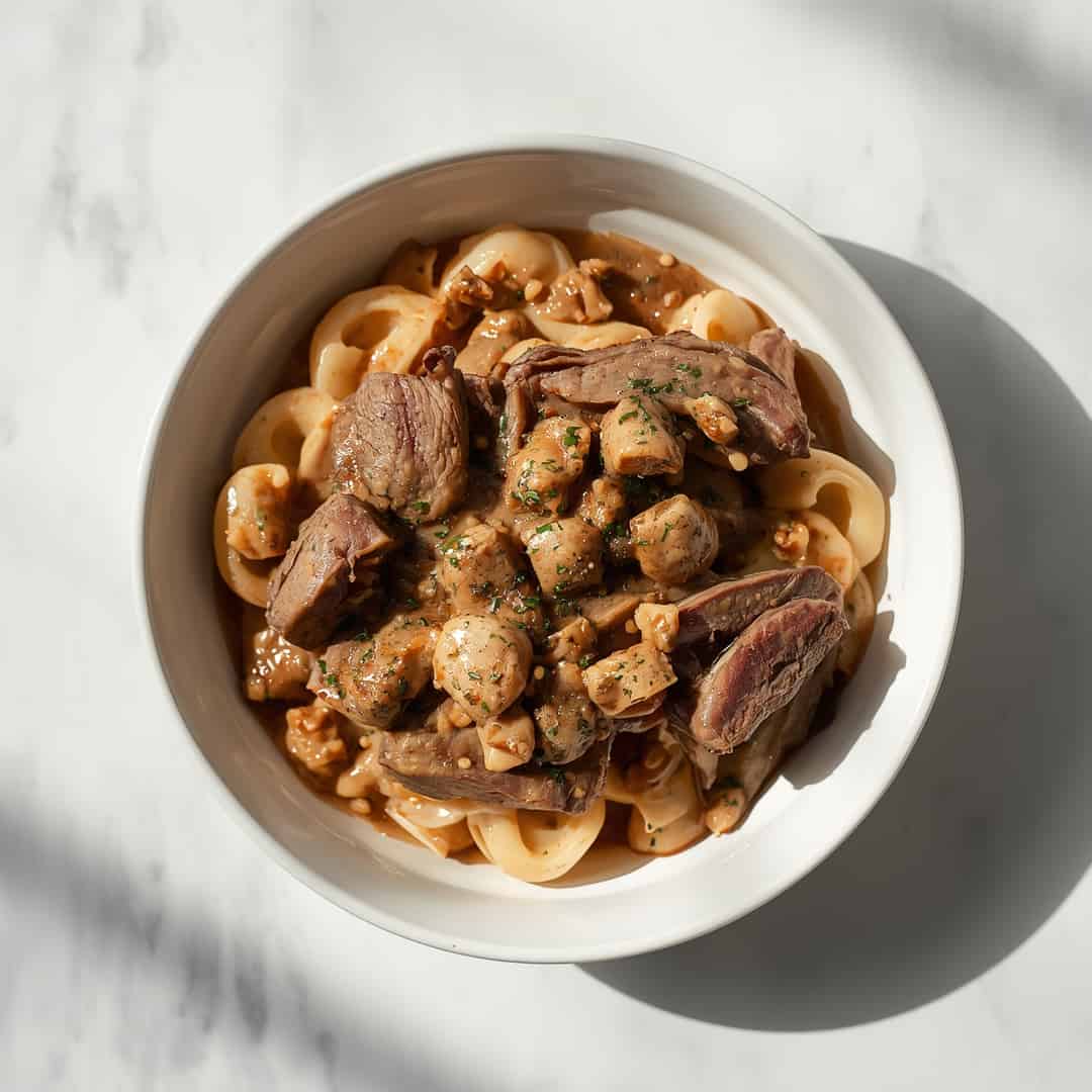 Leftover Prime Rib Stroganoff 2 Leftover Prime Rib Stroganoff