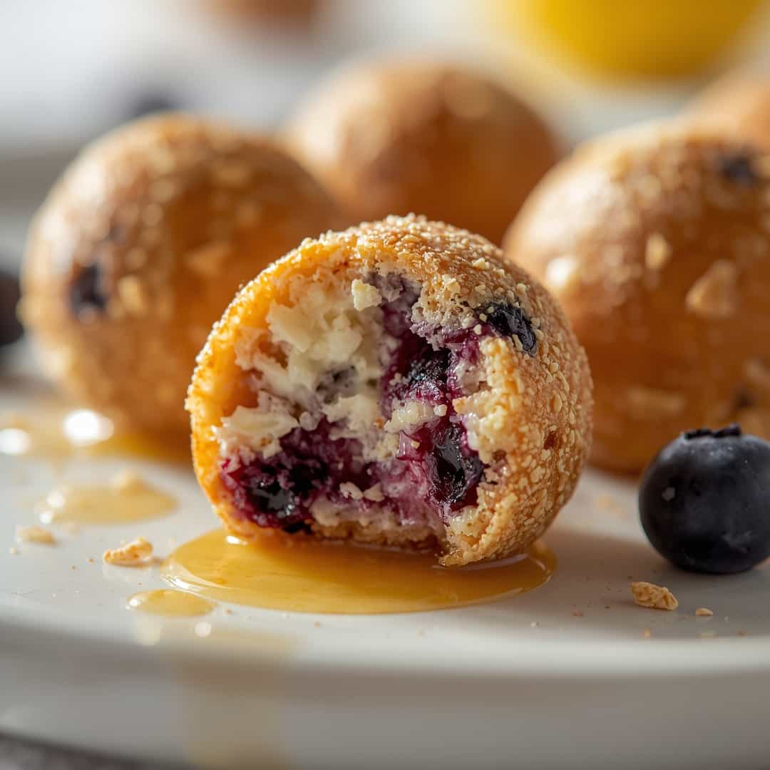 Lemon Blueberry Cottage Cheese Protein Bites 2 Lemon Blueberry Cottage Cheese Protein Bites