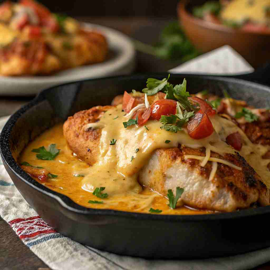 Mexican Chicken with Cheese Sauce - Creamy Queso Blanco Recipe 1 Mexican Chicken with Cheese Sauce