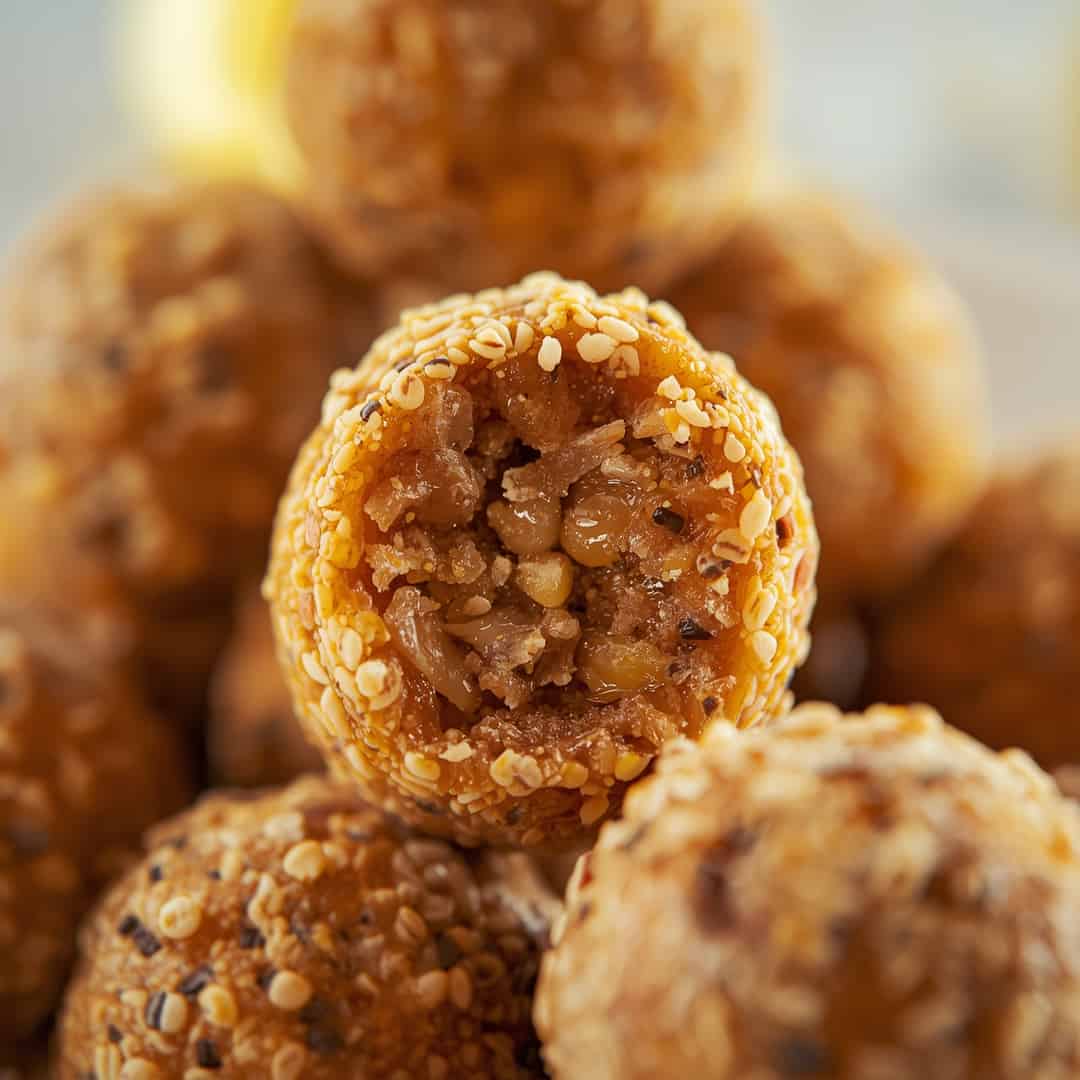 No-Bake Lemon Poppyseed Protein Balls