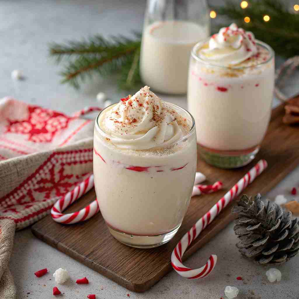 Peppermint Eggnog Punch
