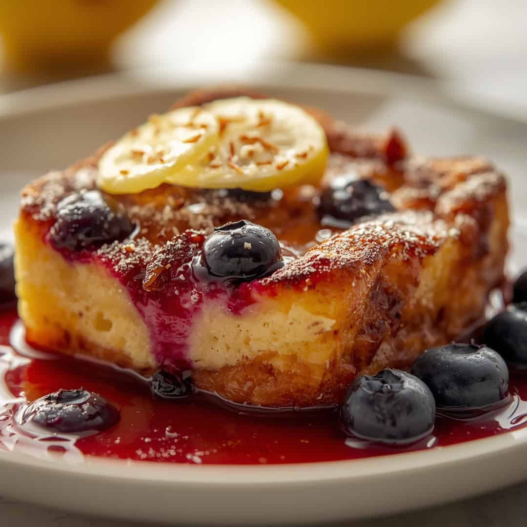 Pioneer Woman Blueberry Lemon French Toast Casserole
