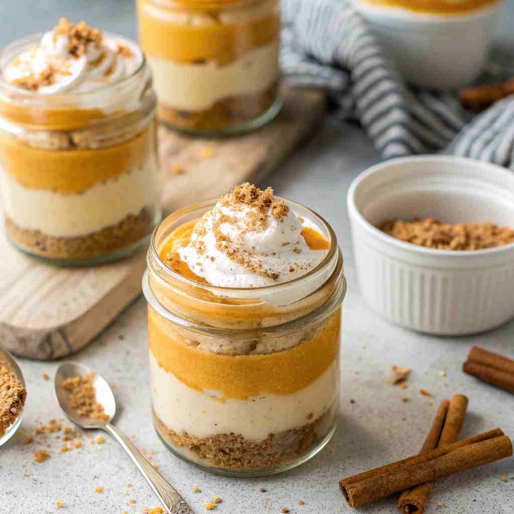 Pumpkin Cheesecake Jars