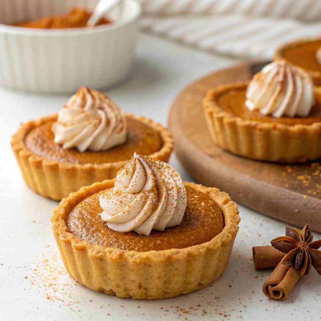 Pumpkin Spice Mini Tarts