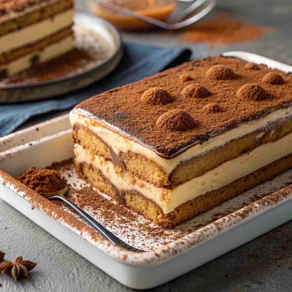 Pumpkin Spice Tiramisu - Fall Italian Dessert 2 Pumpkin Spice Tiramisu