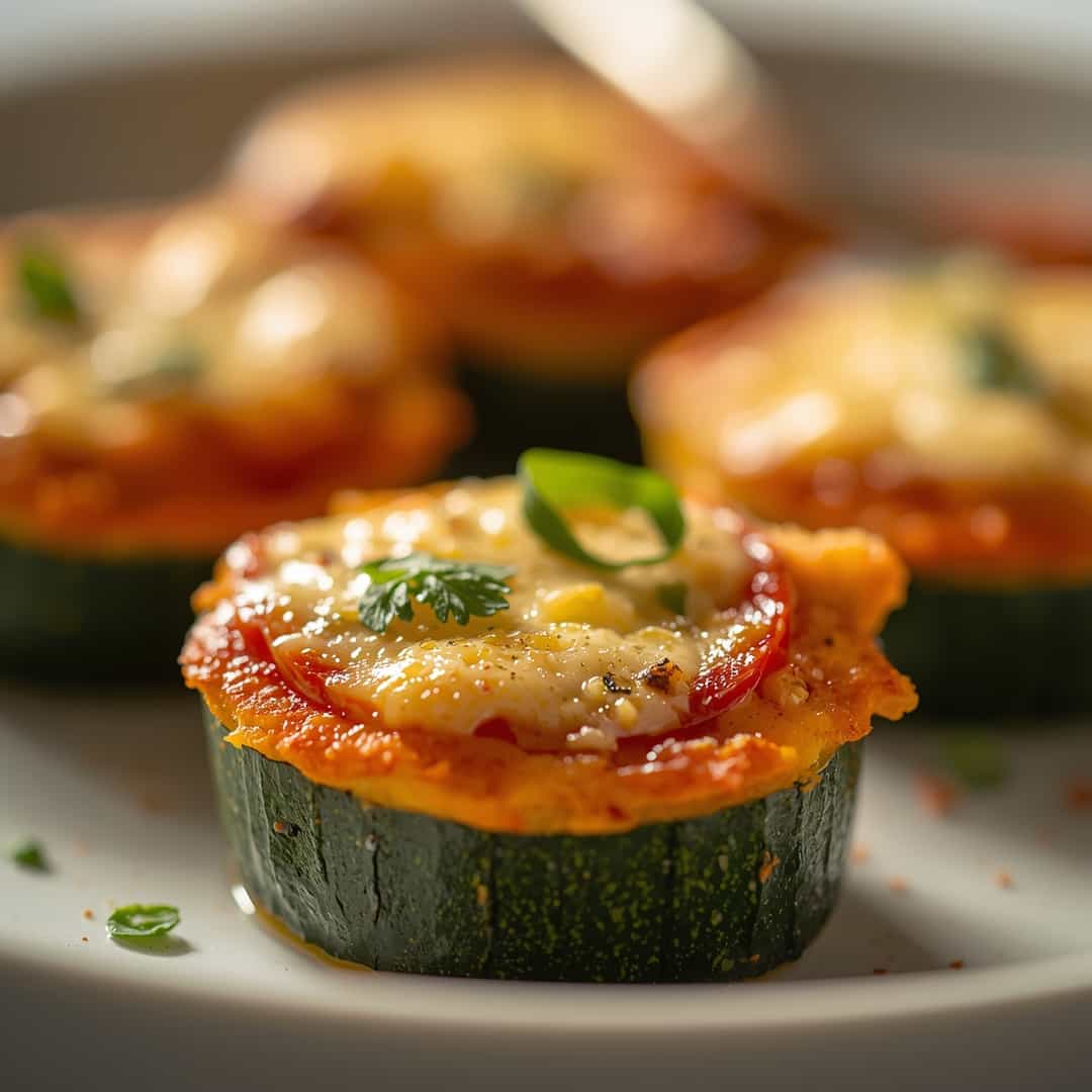 Quick Easy Zucchini Pizza Bites