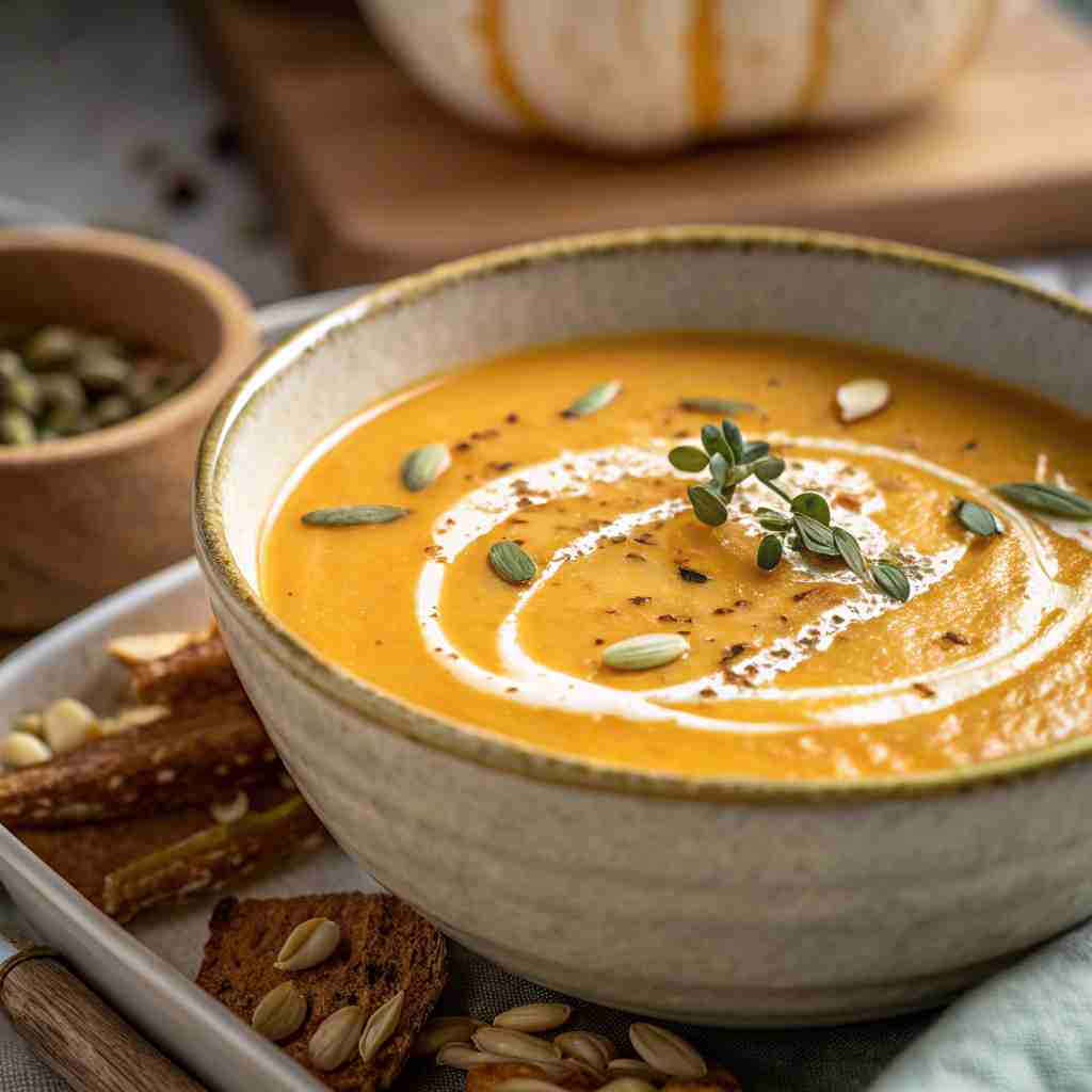 Roasted Butternut Squash Soup - Velvety Fall Comfort 1 Roasted Butternut Squash Soup