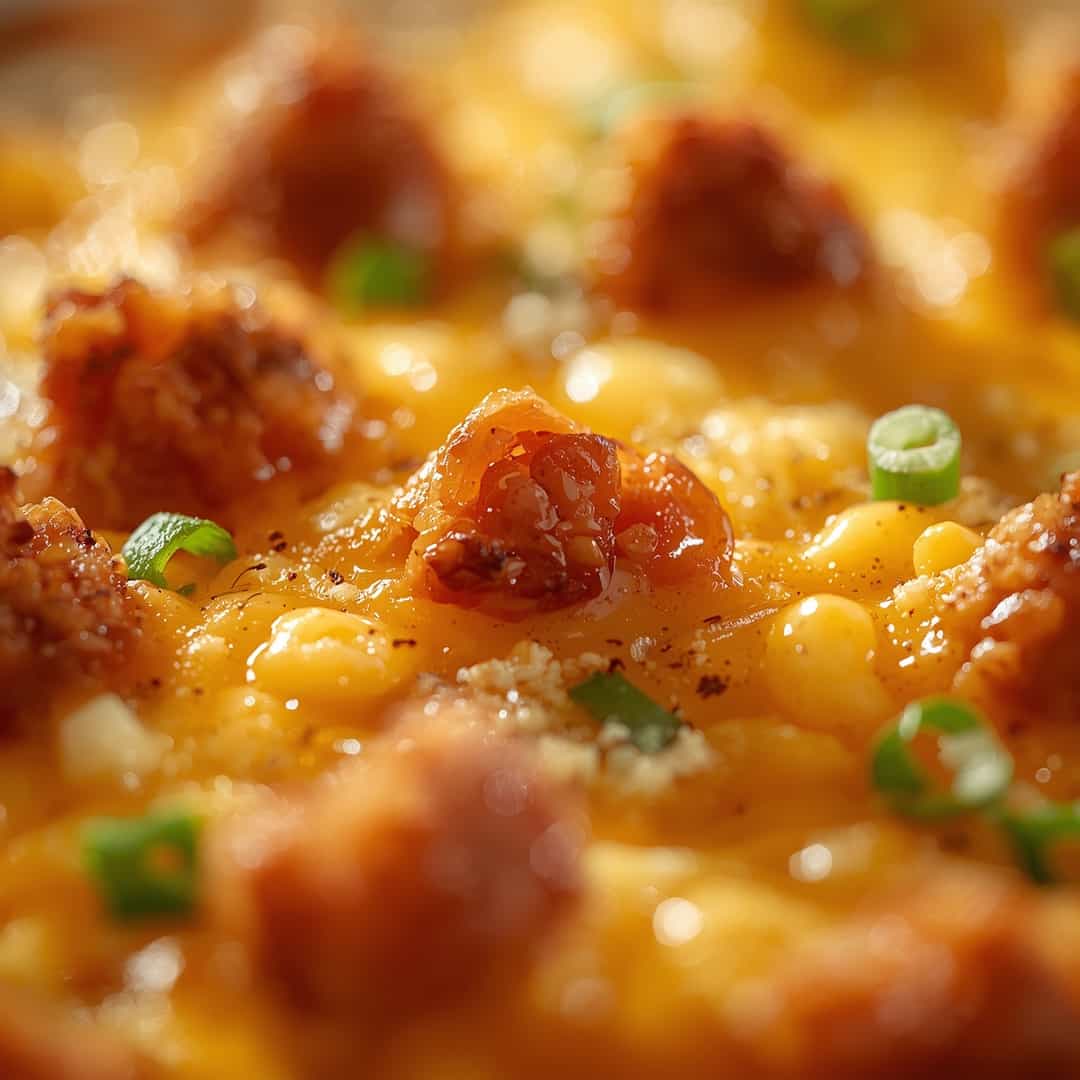 Sausage Egg Cream Cheese Hash Brown Casserole