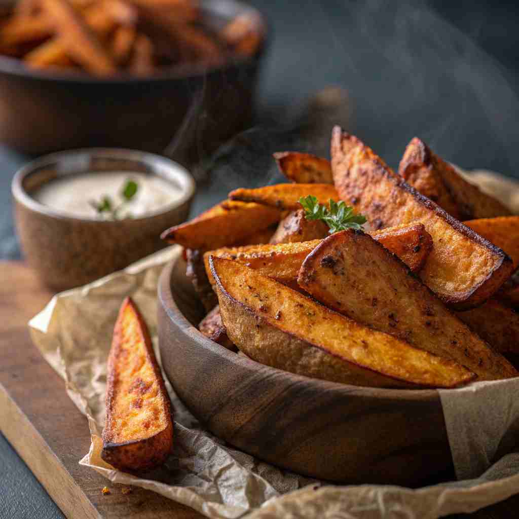 Smoky Sweet Potato Wedges