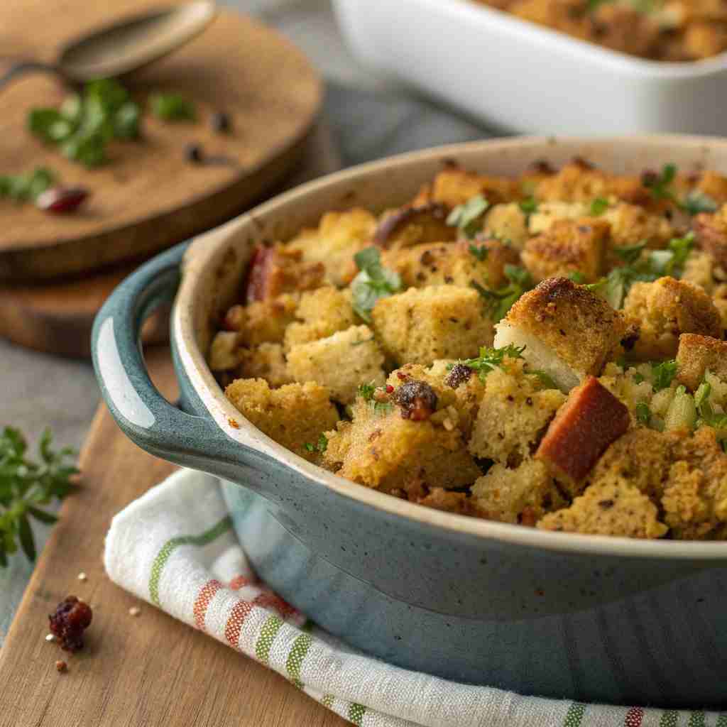 Southern Cornbread Stuffing Recipe - Best Thanksgiving Dressing 1 Southern Cornbread Stuffing