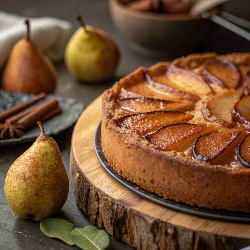 Spiced Pear Cake