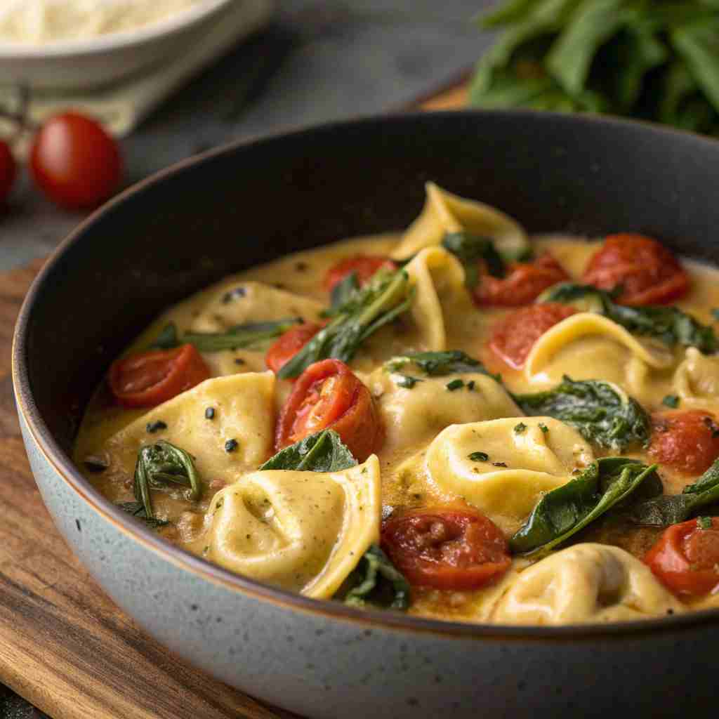 Spinach Tomato Tortellini