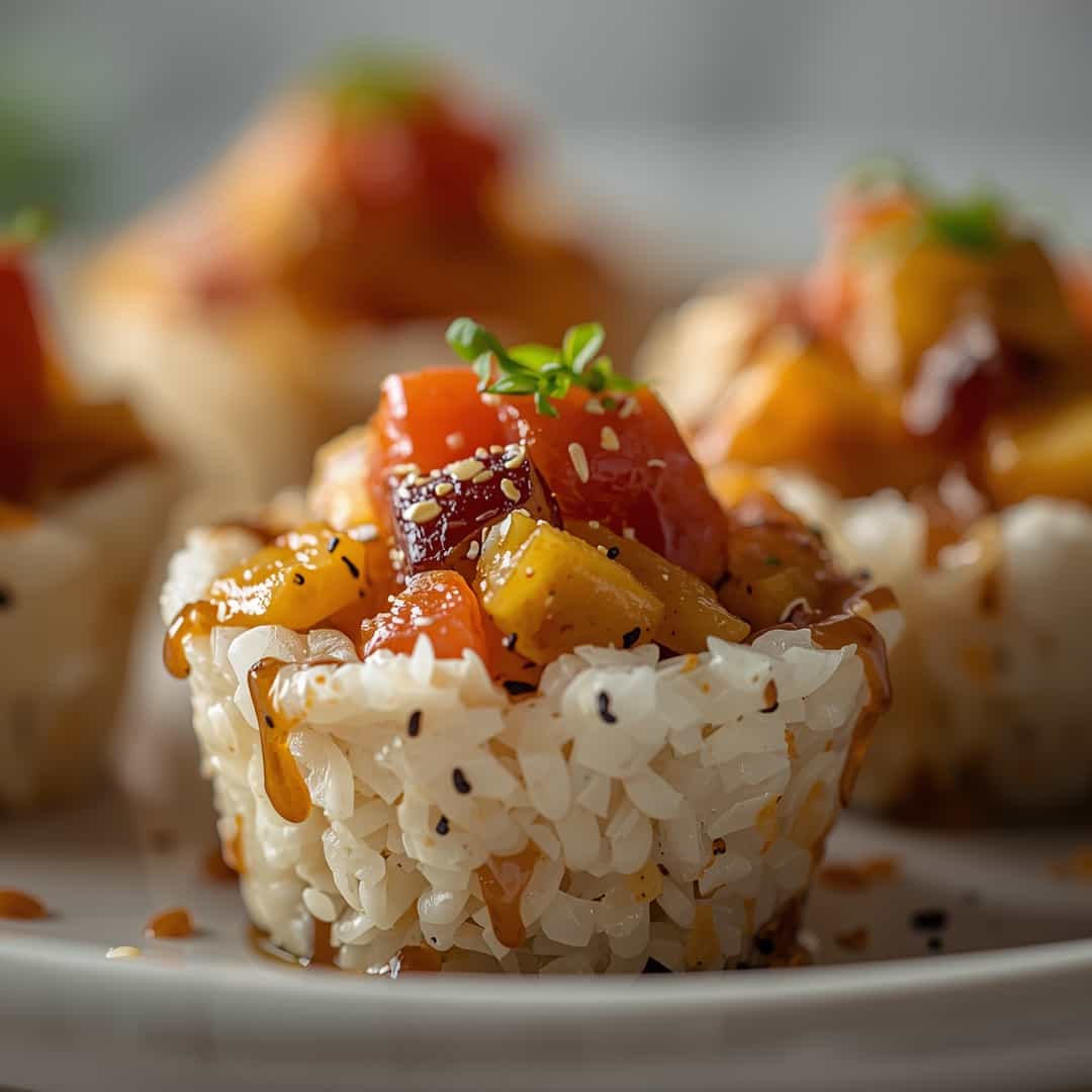 Super Easy Sushi Cups