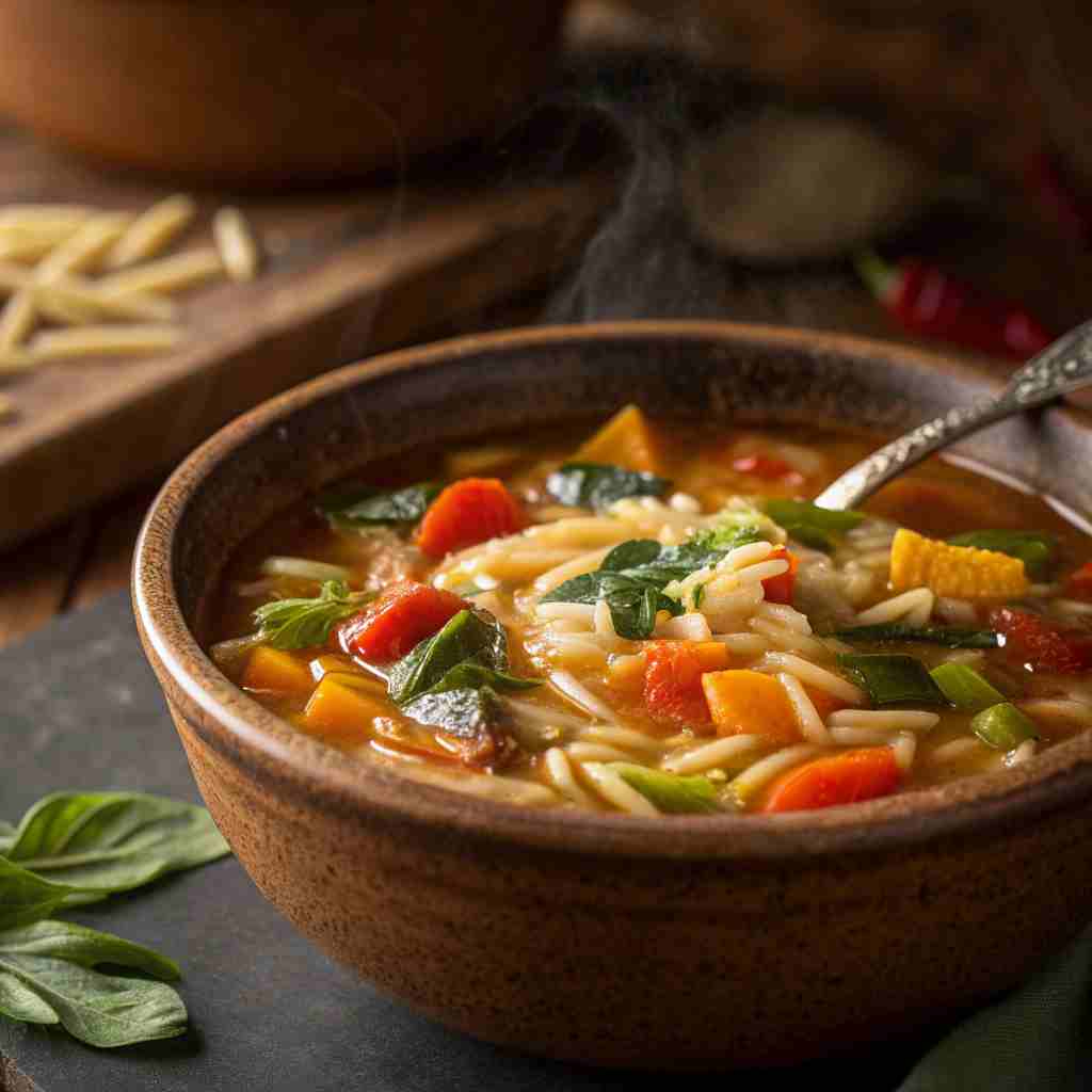 Vegetable Orzo Soup