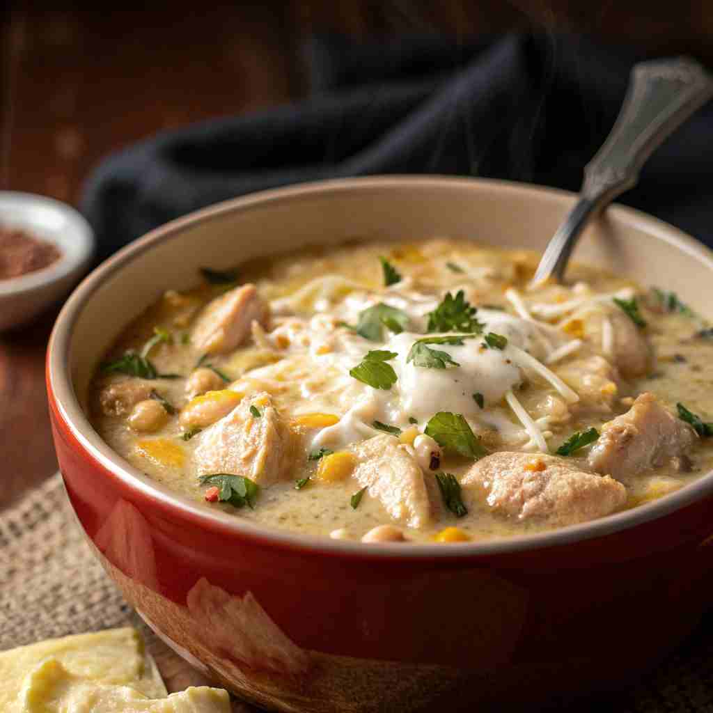 White Chicken Chili Bake