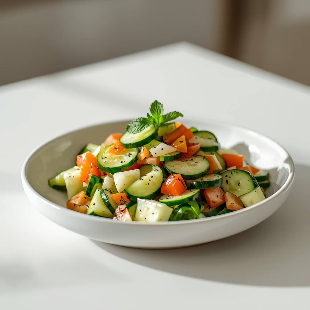 Authentic German Cucumber Salad