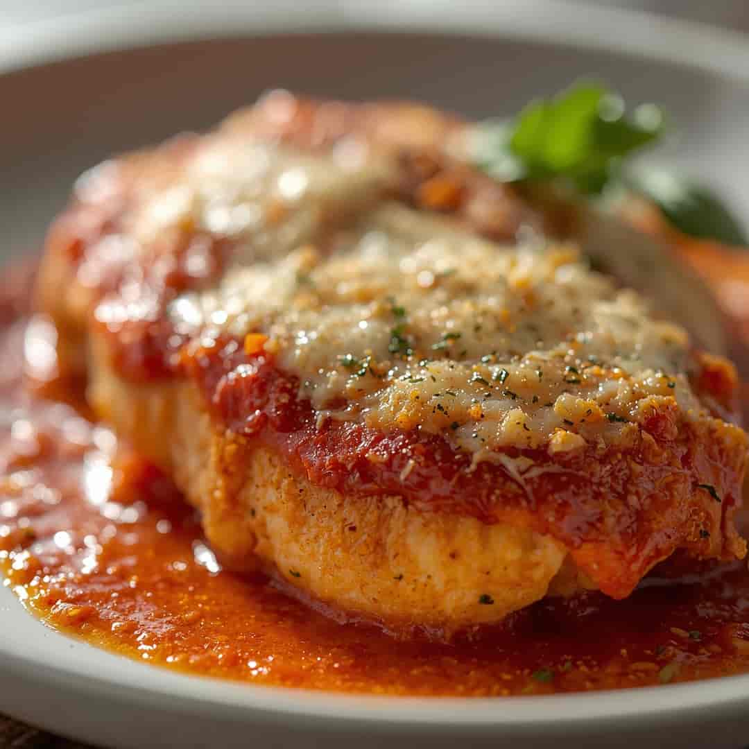 Baked Chicken Parmesan 2 Baked Chicken Parmesan