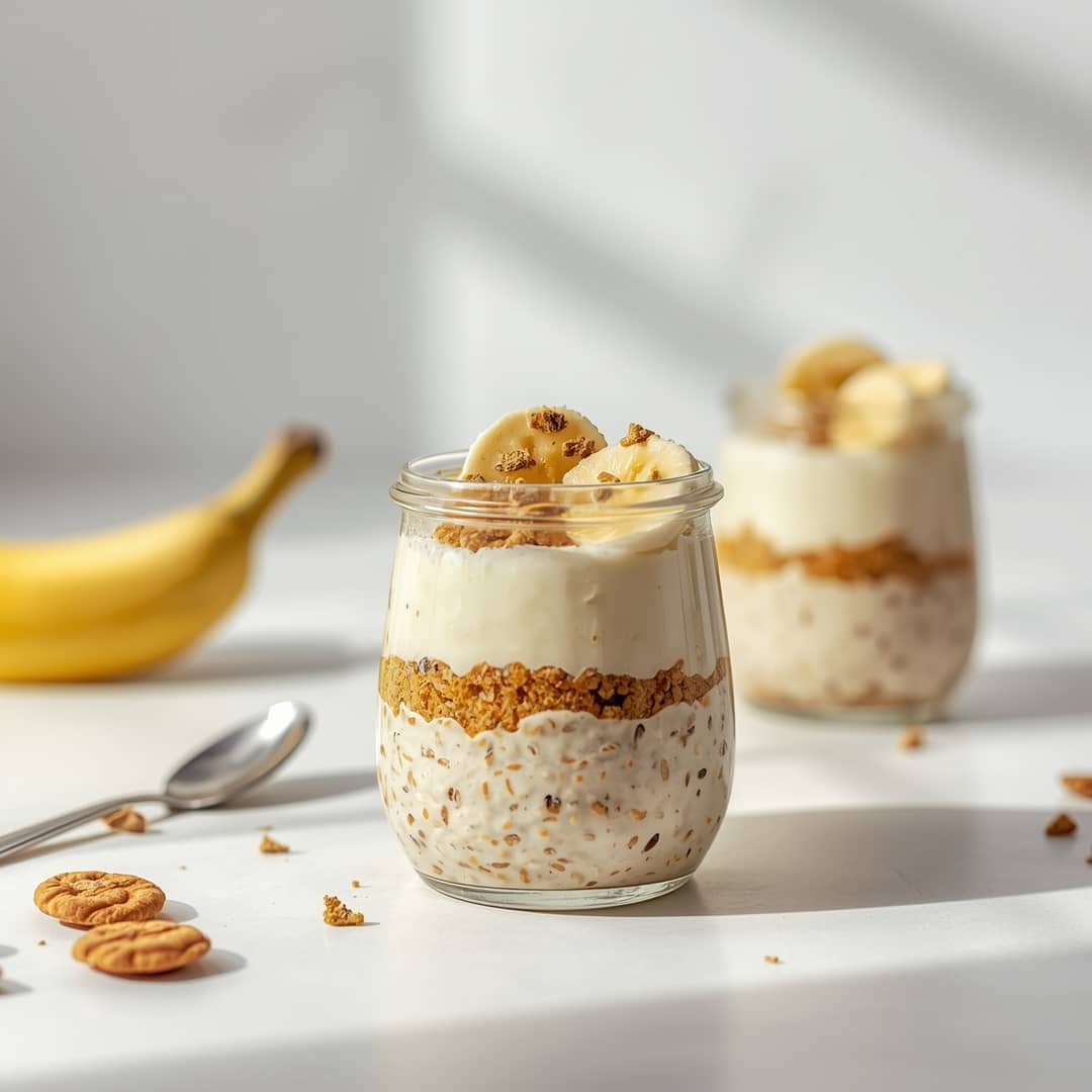 Banana Cream Pie Overnight Oats