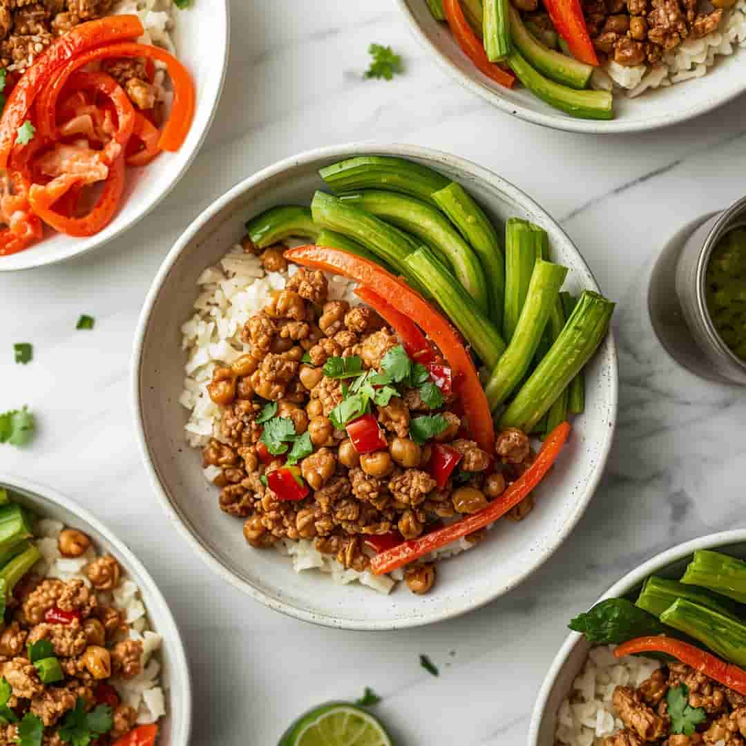 Bang Bang Ground Turkey Rice Bowls 2 Bang Bang Ground Turkey Rice Bowls