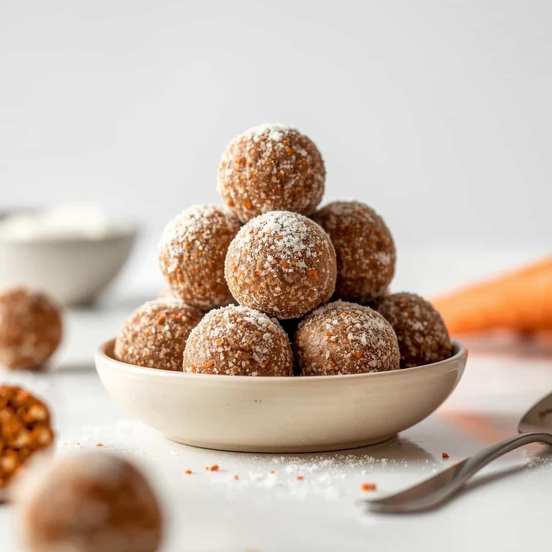 Best Carrot Cake Protein Balls