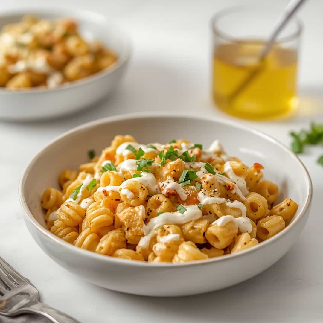 Best Crockpot Cheesy Ranch Pasta