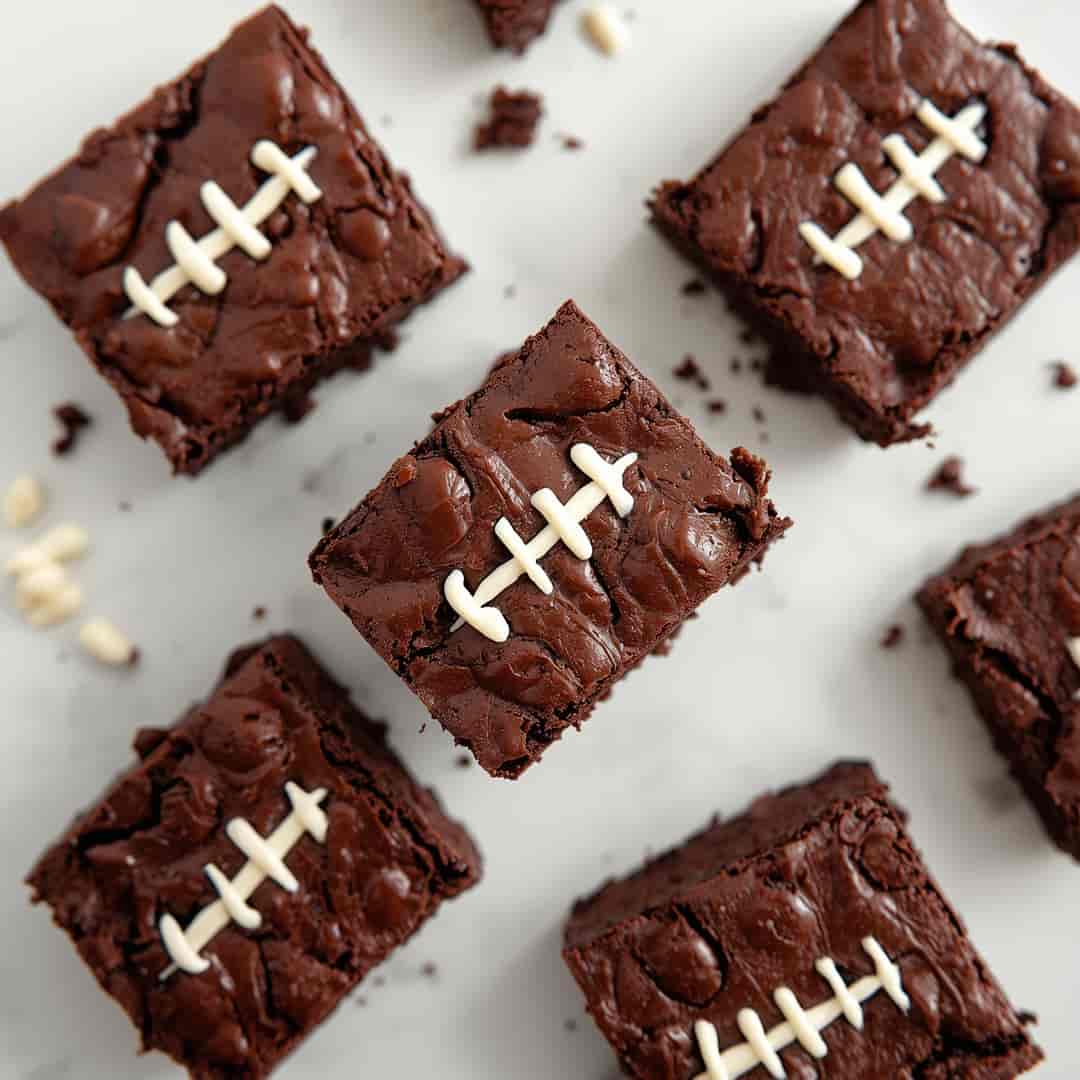 Best Fudgy Football Brownies