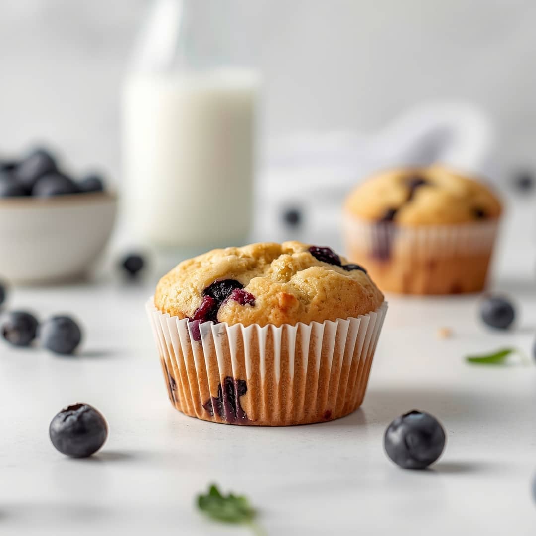 Blueberry Cottage Cheese Muffins 2 Blueberry Cottage Cheese Muffins