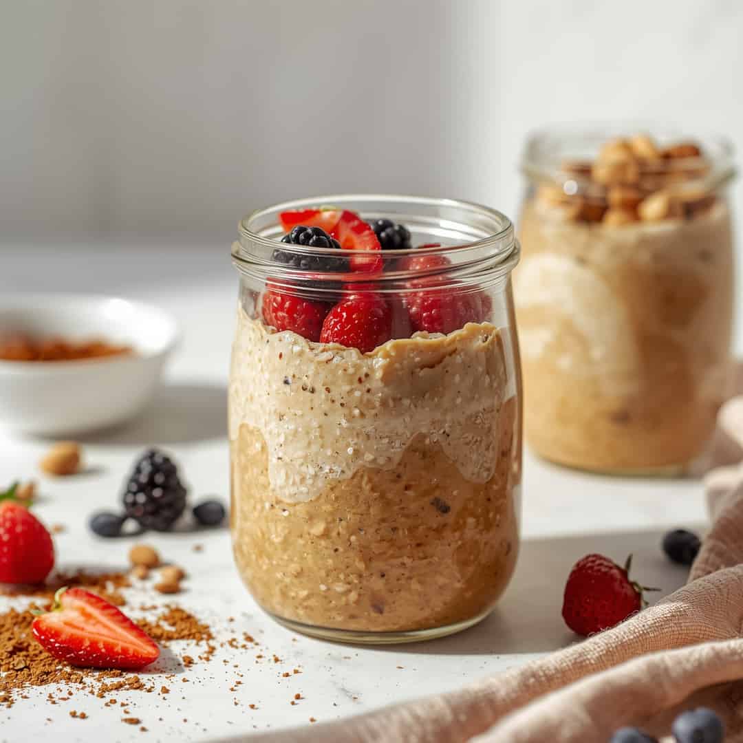 Brown Sugar Shaken Espresso Overnight Oats